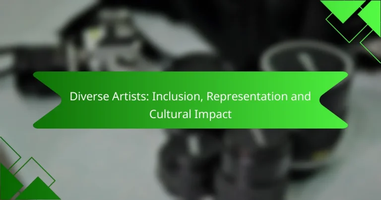 Diverse Artists: Inclusion, Representation and Cultural Impact