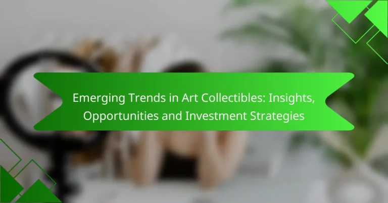 Emerging Trends in Art Collectibles: Insights, Opportunities and Investment Strategies