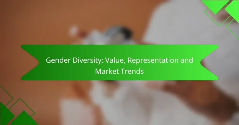 Gender Diversity: Value, Representation and Market Trends